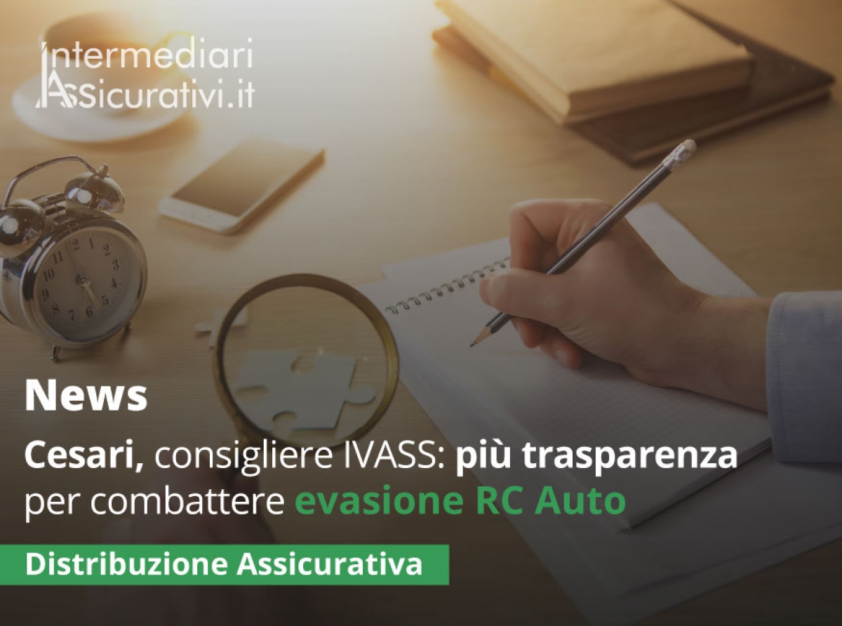 Cesari, consigliere IVASS: più trasparenza per combattere evasione RC Auto